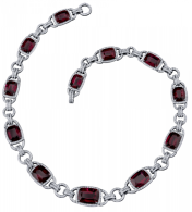 ROBERT PROCOP-Parisian Collection necklace-Rubellites-diamonds