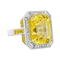 ROBERT PROCOP-Yellow Sapphire-Cocktail Ring