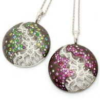 RODNEY RAYNER-Cascade collection-titanium-gems depending of the pendant