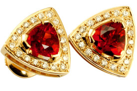 SIKIRDJI Laurent-earings-Congo andesines-diamonds