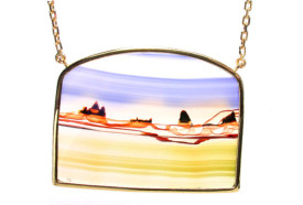 SIKIRDJI Laurent-pendant-landscape agate