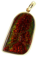 SIKIRDJI Laurent-pendant-yellow gold-ammolite