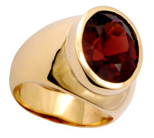 SIKIRDJI Laurent-ring-gold-spessartite garnet