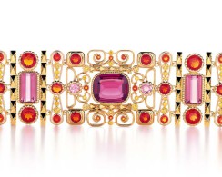 TIFFANY-Blue Book bracelet-fire opals-yellow diamonds- tourmalines-garnet