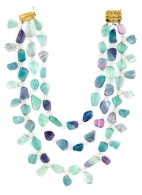 TONY DUQUETTE-Necklace-fluorite-quartz-vermeil