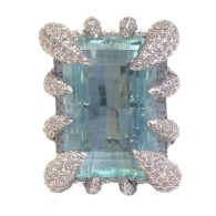 TONY DUQUETTE-Ring-Aquamarine-Diamond