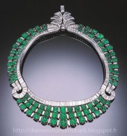 VAN ClEEF & ARPELS-Art Deco-Diamond-Emerald-Necklace