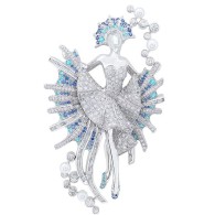 VAN ClEEF & ARPELS-Ballerina Golden Fish clip-Le Poisson doré ballet-Ballet Précieux collection