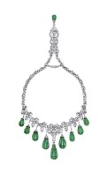 VAN ClEEF & ARPELS-Necklace-diamonds-emeralds
