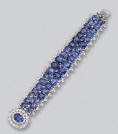 VAN ClEEF & ARPELS- Sapphire-Diamond-Bracelet
