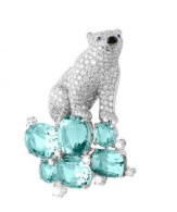 VAN ClEEF & ARPELS-jewelry. Diamonds Aquamarines.
