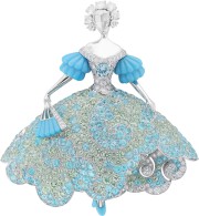 VAN ClEEF & ARPELS-peau d'Ane-enfance-diamants-turquoises-tourmalines