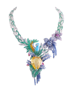 VAN ClEEF & ARPELS-splendeur africaine-ncklace-yellow sapphire