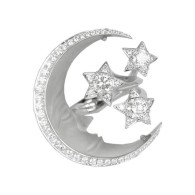 WEBSTER STEPHEN-Couture Voyage collection-Midnight Over the Caspian Sea-detachable ring-white gold-clear quartz moonface-diamonds