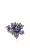 WENDY YUE-ring-Tanzanitesblue sapphires-pink sapphires-diamonds