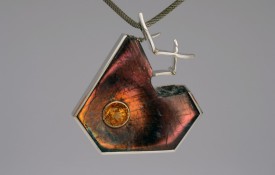 WESLEY HARRIS-Labradorite-citrine-yellow gold-sterling silver