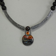 WOLFGANG VAATZ-pietersite-onyx-sterling silver-citrine