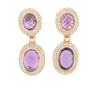 ZORAB -earings-amethysts-diamonds