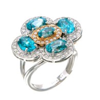 ZORAB-zircon bleu-blue zircons-diamants-diamonds