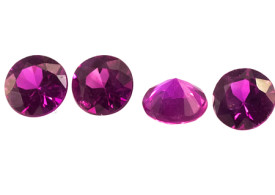 Purple calibratede Vietnamese sapphires