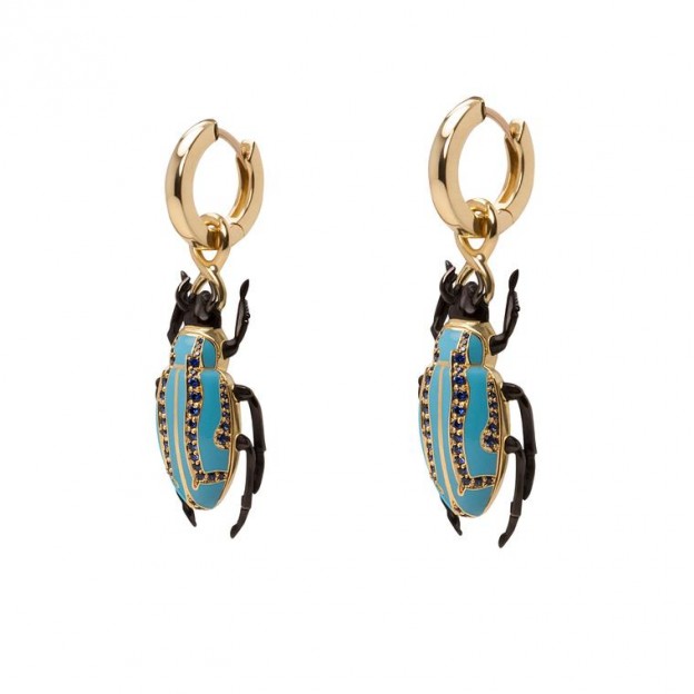 MING-earrings-enamel-boucles d'oreilles-émail