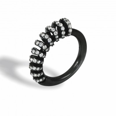 #LOUIZA #diamonds #diamants #black gold #or noirgold #or noir