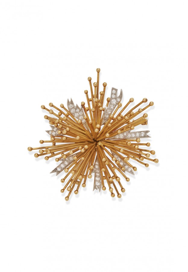 #ANDREW GRIMA #Brooch #Gold #Diamond #1964