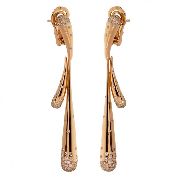 #AUDEMARS PIGUET #Rose Gold #Diamond #Earrings #Or rose #Diamant #Boucles d'oreilles