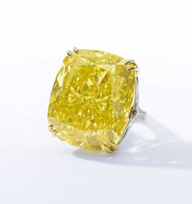 diamant jaune - yellow diamond - record