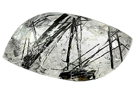 Quartz w Tourmaline