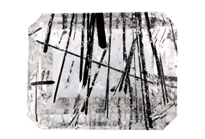 Quartz w Tourmaline