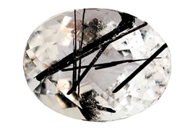 Quartz w Tourmaline
