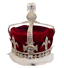 Couronne de la Reine Mère, joyaux de la couronne d'Angleterre - English crown jewel, Queen Mother Crown