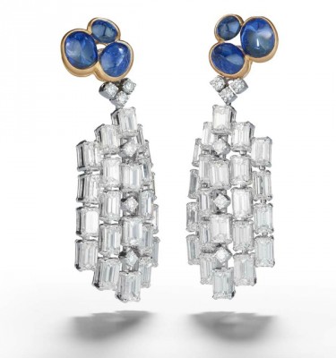#ALEXANDRE REZA #cabochon #saphirs birmans #Diamants #diamonds #sapphire