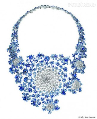 #BOUCHEREON #Necklace #Diamonds #Sapphires