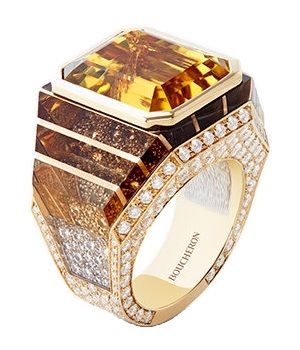 #BOUCHEREON #Ring #Heliodor #Diamond #YellowGold