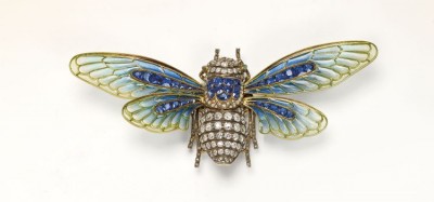#BOUCHERON #broche 'Cigale' #or #diamants #émail #brooch #diamonds #enamel #1902