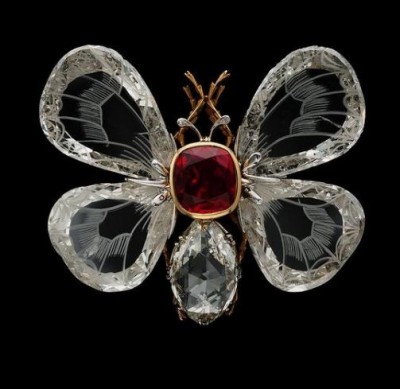 #BOUCHERON #broche Papillon #rubis #diamants, #circa 1892 #Collection Albion #Art Jewellery Institute #Brooch #Rubies #Diamonds