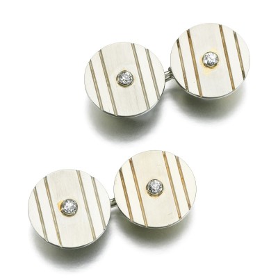 #BOUCHERON #diamonds #cufflinks #diamants #boutons de manchette #1930s