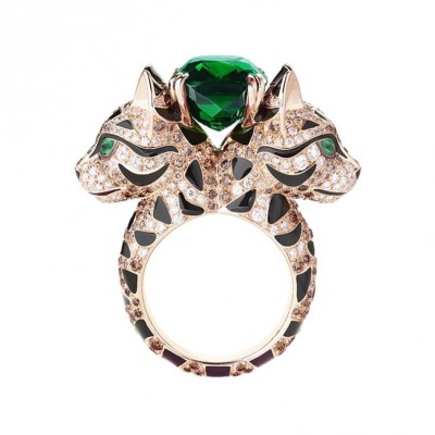 #Boucheron #Ring #Diamants #Tourmaline