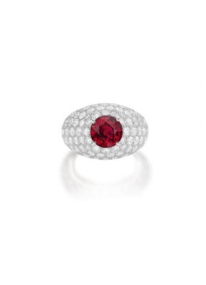 #CARTIER #4ct Ruby #diamonds