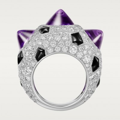 #CARTIER #Bague Clash unlimited #amethsyt #onyx #Diamaond #Améthyste #Diamant #Ring Clash Unlimited #2021