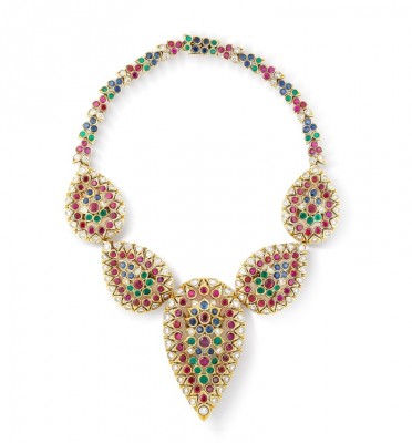 #CARTIER #Collier #Rubis #Emeraudes #Saphirs #Diamants #Ruby #Emerald #Sapphire #Diamond #Necklace