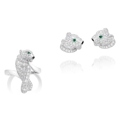 #CARTIER #Diamond #Emerald #'Panthère' #Diamant #Emeraude #Onyx