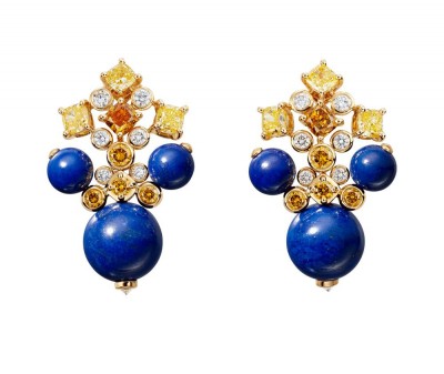#CARTIER #Earrings #LapisLazuli #Diamonds #HighJewelry