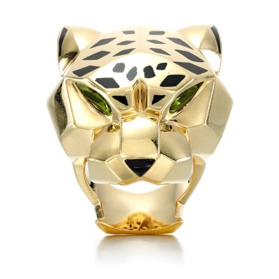 #CARTIER #Enamel #peridot #ring #'Panthère' #HighJewelry