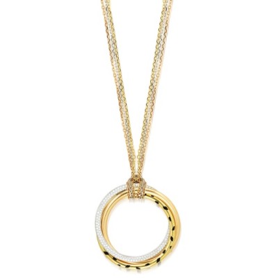 #CARTIER #Gold #Diamond #'Trinity' Pendant Necklace #Or #Diamant #collier #Pendentif