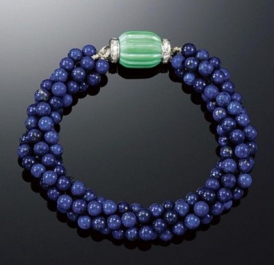 #CARTIER #LAPIS LAZULI #TURQUOISE #DIAMOND #BRACELET #1920 #diamant