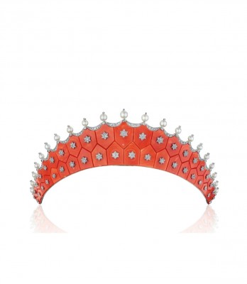 #CARTIER #Pearl #Coral #Diamond #Platinum #1937