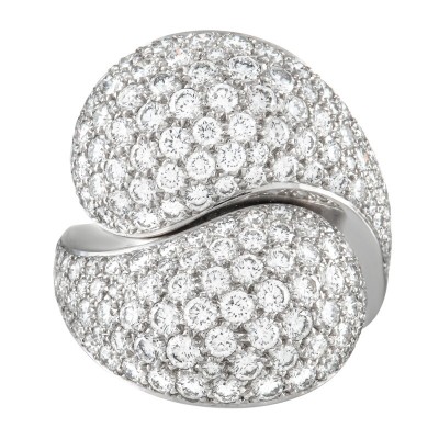 #CARTIER #White Gold #Diamond #Yin et Yang #Ring #or blanc #diamant